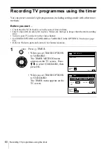 Preview for 60 page of Sony SLV-X9G Operating Instructions Manual