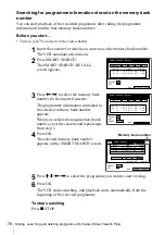 Preview for 76 page of Sony SLV-X9G Operating Instructions Manual