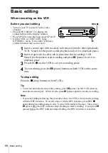 Preview for 88 page of Sony SLV-X9G Operating Instructions Manual