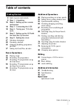 Preview for 3 page of Sony SLV-X9N ShowView Operating Instructions Manual