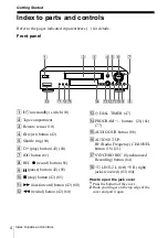 Preview for 4 page of Sony SLV-X9N ShowView Operating Instructions Manual