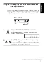 Preview for 21 page of Sony SLV-X9N ShowView Operating Instructions Manual