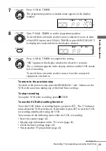 Preview for 49 page of Sony SLV-X9N ShowView Operating Instructions Manual