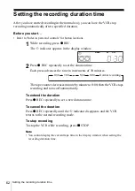 Preview for 62 page of Sony SLV-X9N ShowView Operating Instructions Manual