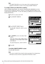 Preview for 72 page of Sony SLV-X9N ShowView Operating Instructions Manual