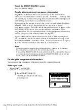 Preview for 74 page of Sony SLV-X9N ShowView Operating Instructions Manual