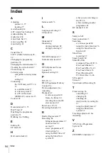 Preview for 94 page of Sony SLV-X9N ShowView Operating Instructions Manual