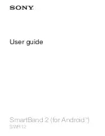 Preview for 1 page of Sony SmartBand 2 SWR12 User Manual