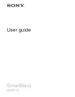 Preview for 1 page of Sony SmartBand SWR10 User Manual