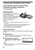 Preview for 4 page of Sony SmartFile Finder Operating Instructions Manual