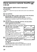 Preview for 10 page of Sony SmartFile Finder Operating Instructions Manual