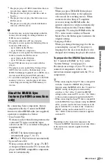 Предварительный просмотр 27 страницы Sony SMP-N100 Operating Instructions Manual