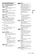 Preview for 19 page of Sony SMPU10 - USB Media Player Operating Instructions Manual