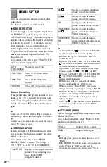 Preview for 26 page of Sony SMPU10 - USB Media Player Operating Instructions Manual