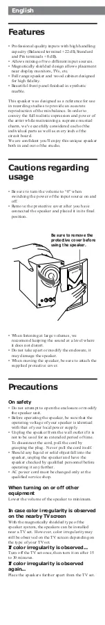 Предварительный просмотр 4 страницы Sony SMS-1P User Manual