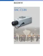 Предварительный просмотр 1 страницы Sony SNC-CS3N Brochure & Specs