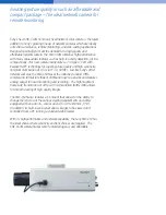 Предварительный просмотр 2 страницы Sony SNC-CS3N Brochure & Specs