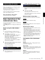 Preview for 19 page of Sony SNC-CX600 User Manual