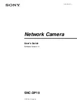 Preview for 1 page of Sony SNC-DP10 User Manual