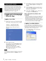 Preview for 8 page of Sony SNC-DP10 User Manual