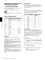 Preview for 16 page of Sony SNC-DP10 User Manual