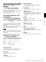 Preview for 23 page of Sony SNC-DP10 User Manual