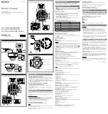 Sony SNC-EM601 Installation Manual предпросмотр