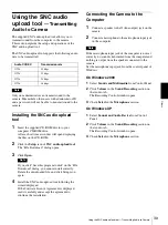 Preview for 39 page of Sony SNC-M3 - Pan/Tilt IP Network Camera User Manual