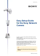 Sony SNC-RS46N Easy Setup Manual preview