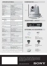 Предварительный просмотр 2 страницы Sony SNC-RZ50P Technical Specifications