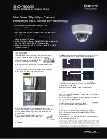 Sony SNC-VM600 Specification Sheet preview