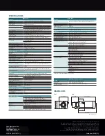 Предварительный просмотр 2 страницы Sony SNCEB630 Specification Sheet