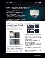 Preview for 1 page of Sony SNCEM602R Specification Sheet