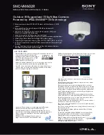 Sony SNCVM602R Specification Sheet preview