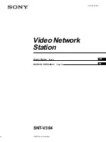 Sony SNT-V304 User Manual preview