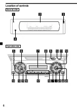 Preview for 6 page of Sony Sony Car Stereo System XR-M510 Operating Instructions Manual