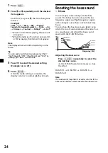 Preview for 24 page of Sony Sony Car Stereo System XR-M510 Operating Instructions Manual