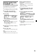 Preview for 31 page of Sony Sony Car Stereo System XR-M510 Operating Instructions Manual