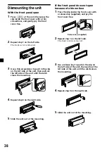 Preview for 38 page of Sony Sony Car Stereo System XR-M510 Operating Instructions Manual