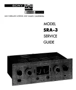 Preview for 2 page of Sony SPA-3 Service Manual