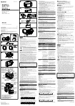 Sony SPK-HCG Operating Instructions preview