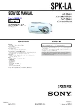 Sony SPK-LA Service Manual preview