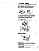 Preview for 2 page of Sony Sports Walkman WM-FS393 Operating Instructions Manual