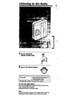 Preview for 6 page of Sony Sports Walkman WM-FS393 Operating Instructions Manual