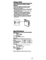 Preview for 8 page of Sony Sports Walkman WM-FS393 Operating Instructions Manual