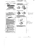 Preview for 1 page of Sony Sports Walkman WM-FS495 Operating Instructions Manual