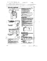 Предварительный просмотр 6 страницы Sony Sports Walkman WM-FS495 Operating Instructions Manual