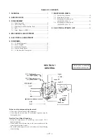 Предварительный просмотр 2 страницы Sony Spots Walkman WM-FS420 Service Manual