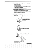 Предварительный просмотр 23 страницы Sony SPP-1000 Primary Operating Instructions Manual