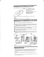 Preview for 25 page of Sony SPP-900 - Cordless 900mhz Telephone Operating Instructions Manual